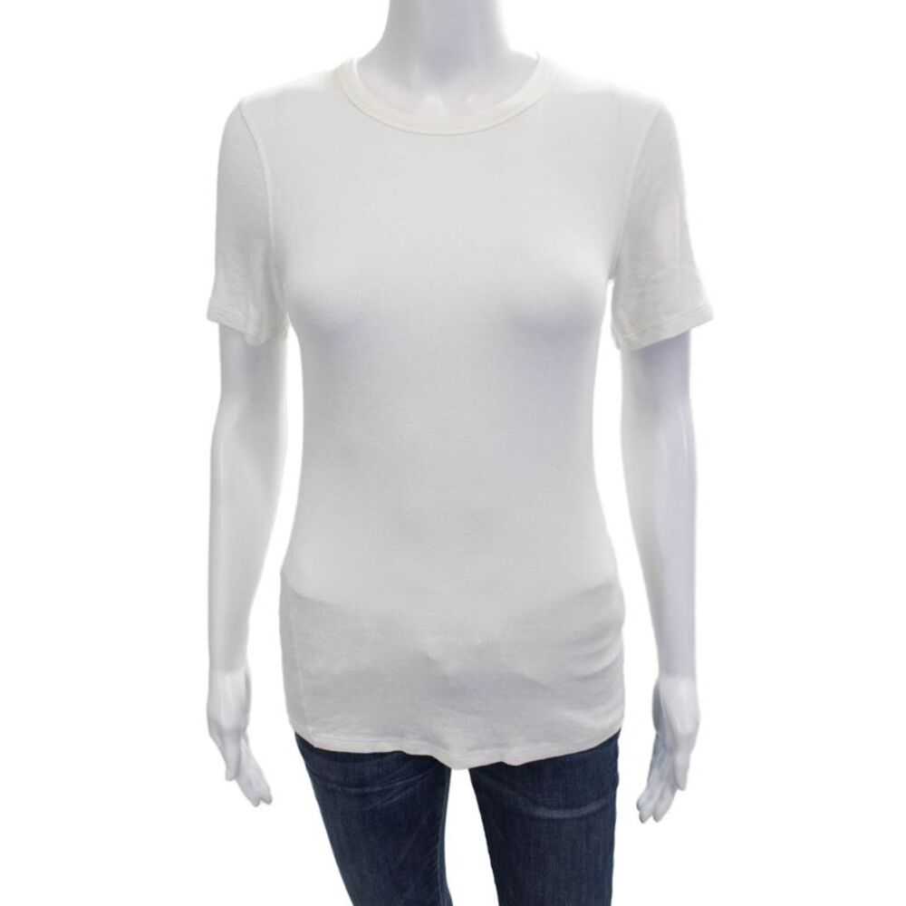 Lululemon Womens Short Sleeves Pullover Tee Shirt White Size 6